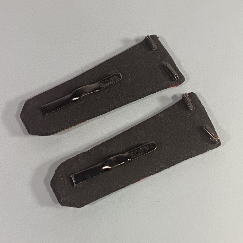 PAIRE D'EPAULETTES D'OFFICIER EN CANNETILLE COMMIS ET OUVRIERS D'ADMINISTRATION POUR LA GRANDE TENUE TROISIEME REPUBLIQUE